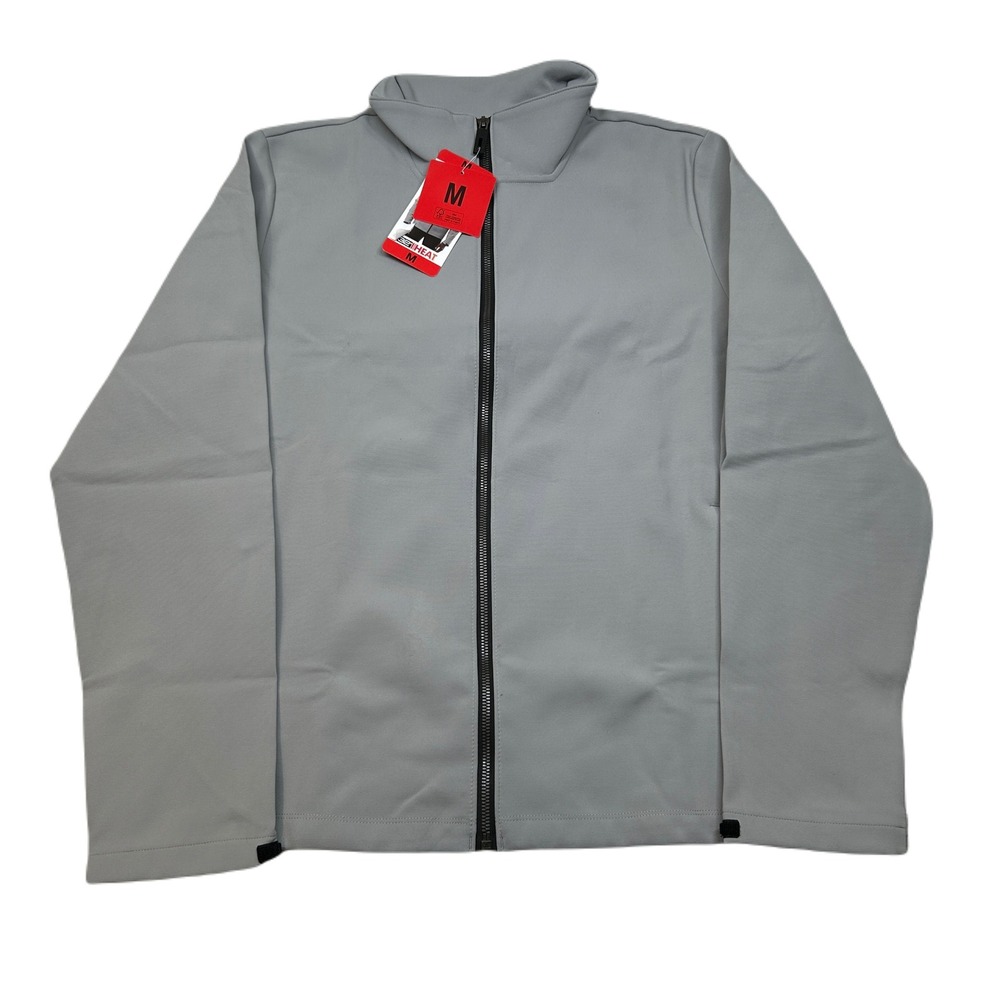 32 Degrees Heat Jacket Mens Medium Gray Activewear Lightweight Full Zip